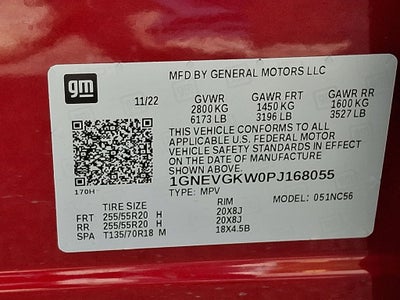 2023 Chevrolet Traverse LT 1LT