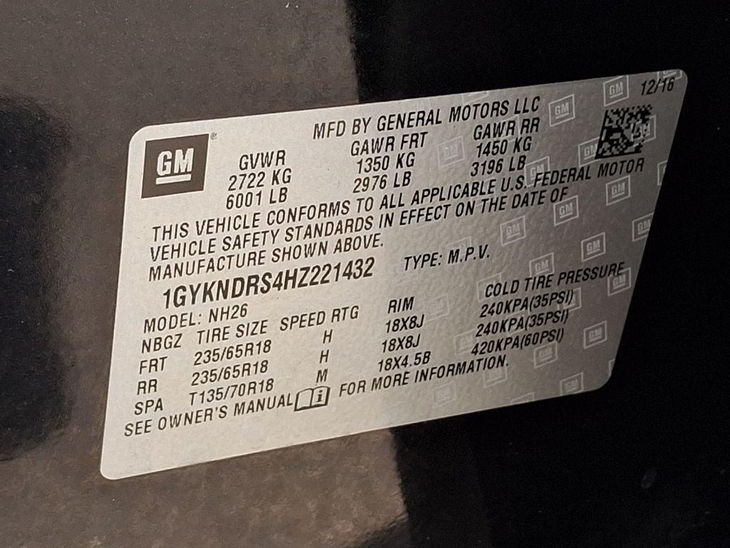 2017 Cadillac XT5 Luxury