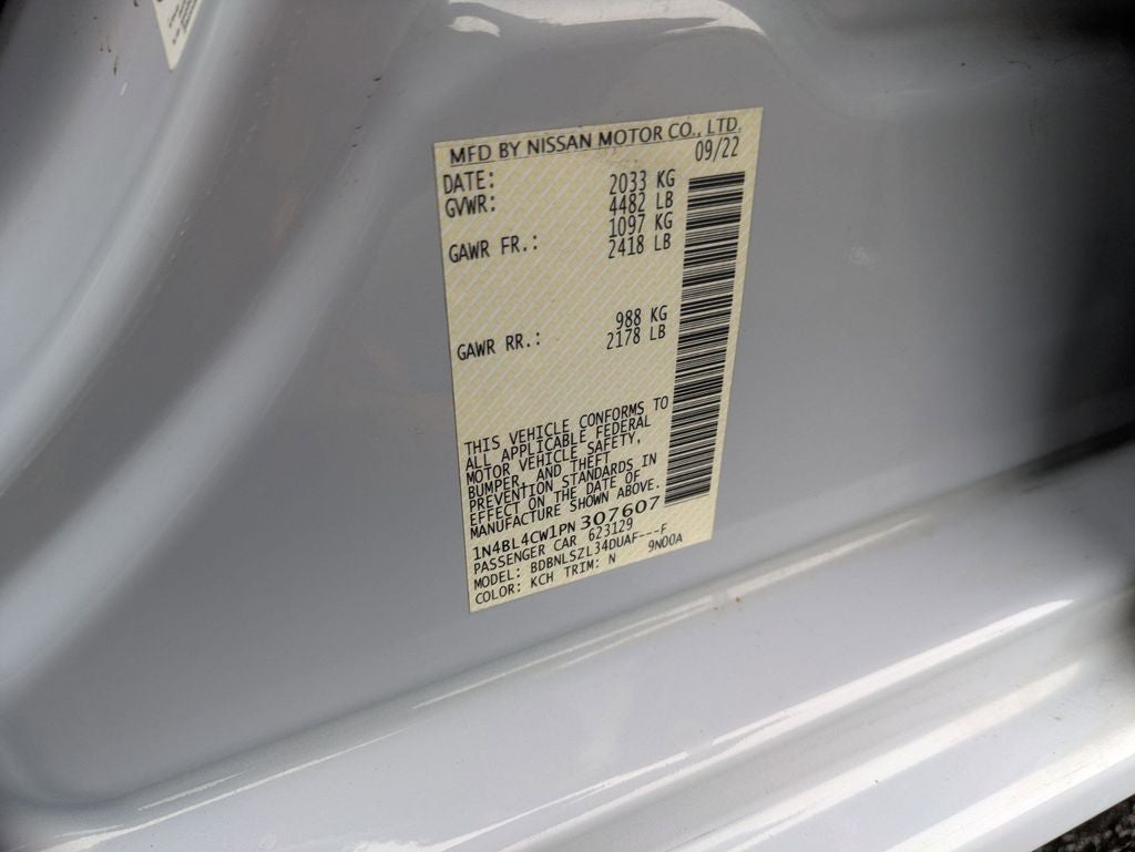 2023 Nissan Altima 2.5 SR