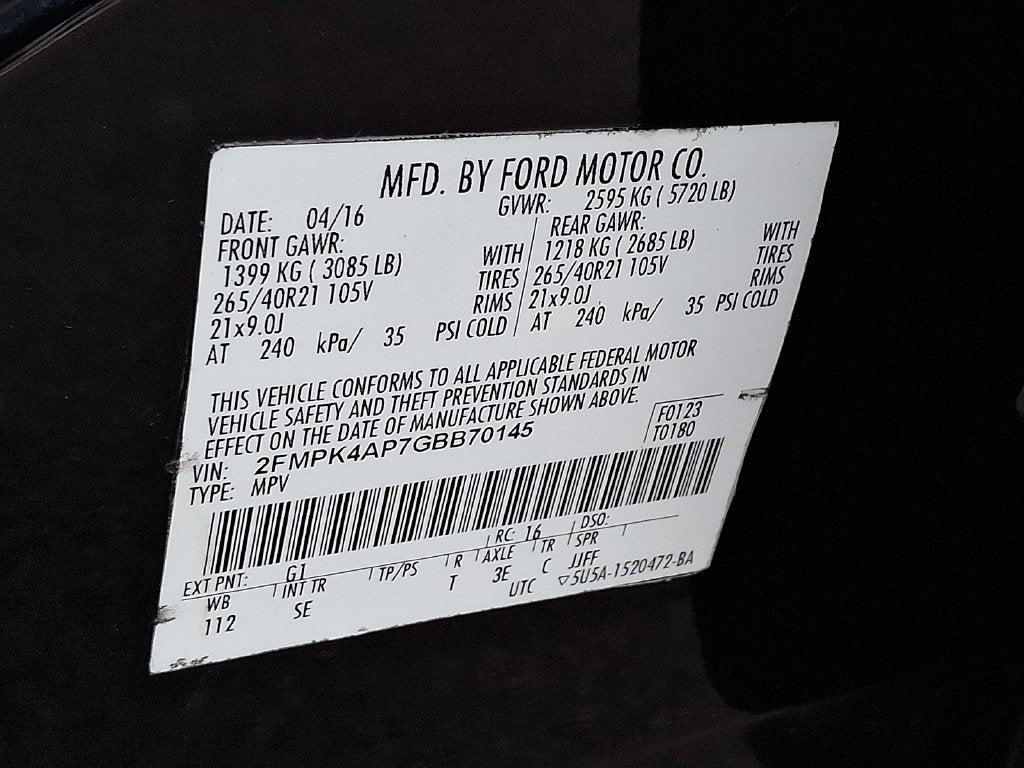 2016 Ford Edge Sport
