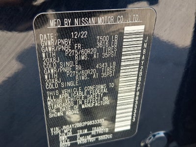 2023 Nissan Armada SL