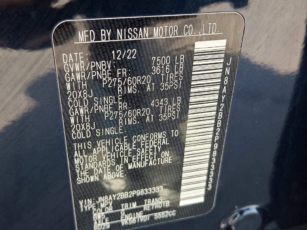 2023 Nissan Armada SL