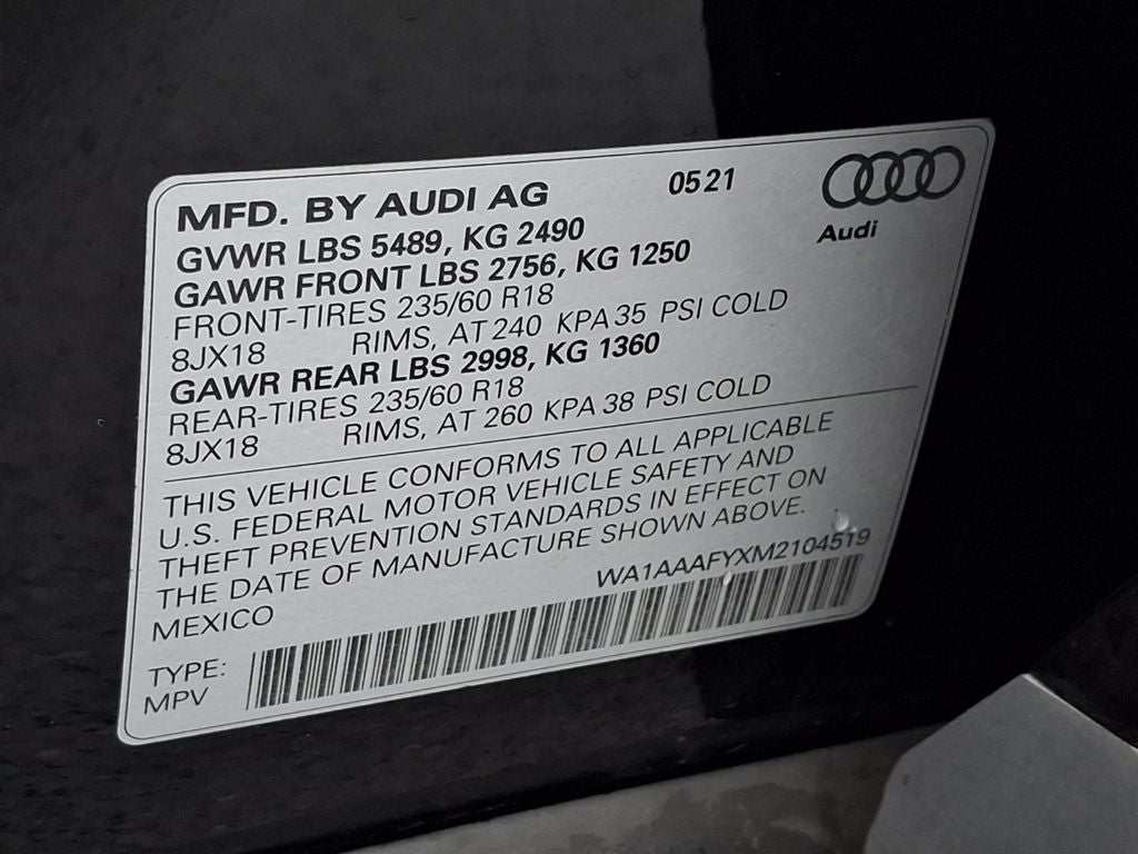 2021 Audi Q5 45 Premium quattro