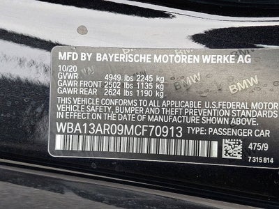 2021 BMW 4 Series M440i xDrive