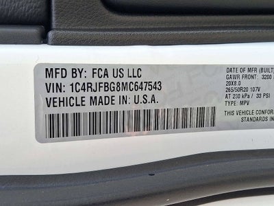 2021 Jeep Grand Cherokee 80th Anniversary Edition