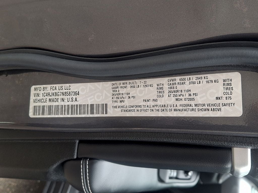 2022 Jeep Grand Cherokee L Limited