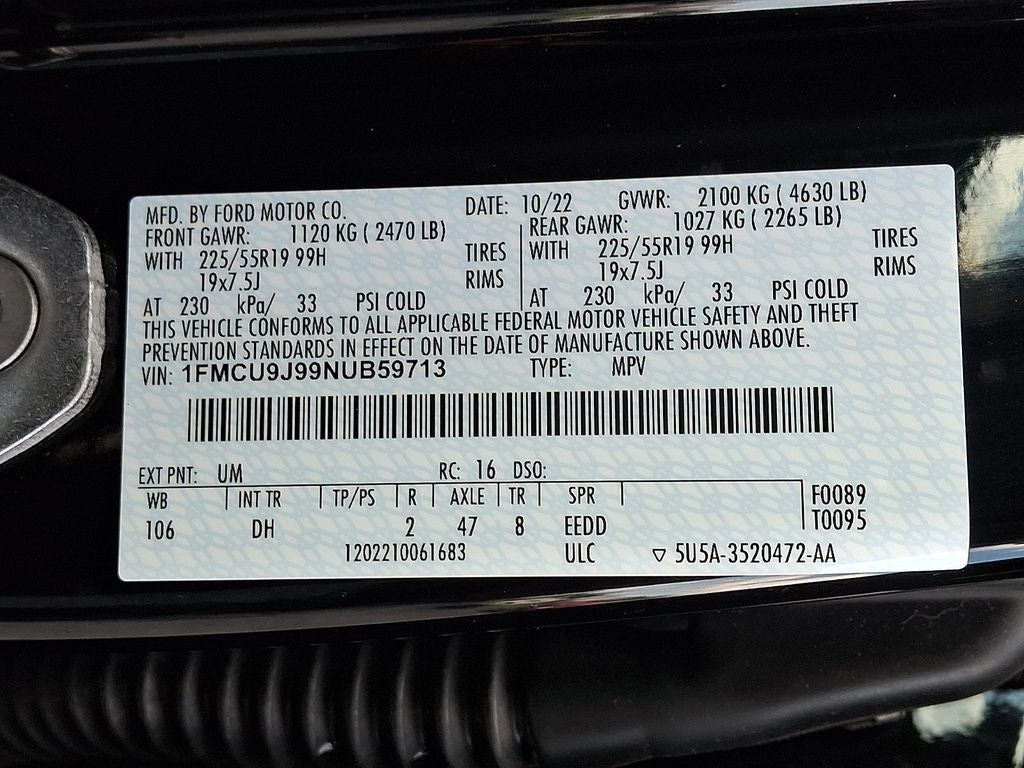 2022 Ford Escape Titanium