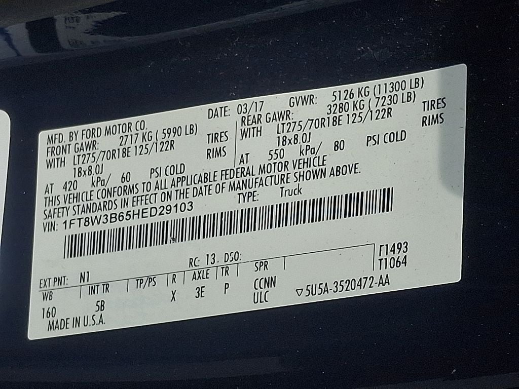 2017 Ford F-350SD Lariat