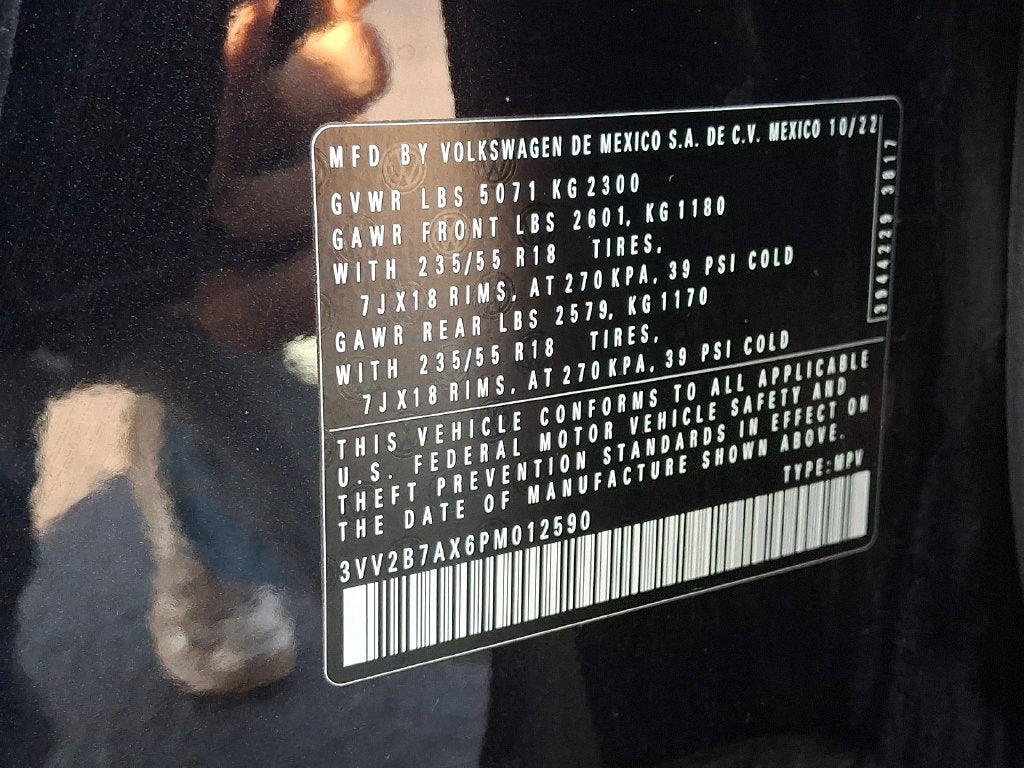 2023 Volkswagen Tiguan 2.0T SE