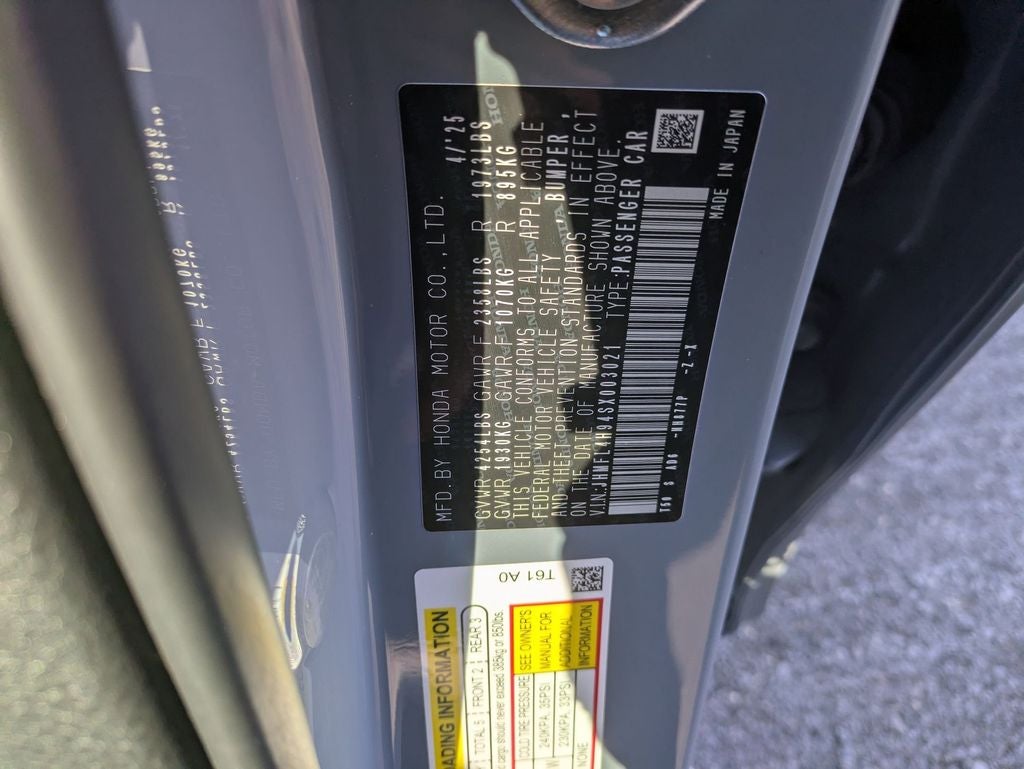 2025 Honda Civic Hybrid Sport Touring