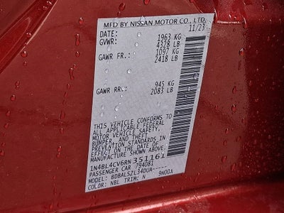 2024 Nissan Altima 2.5 SR