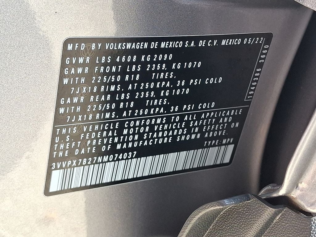 2022 Volkswagen Taos 1.5T SE