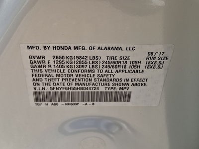 2017 Honda Pilot EX-L
