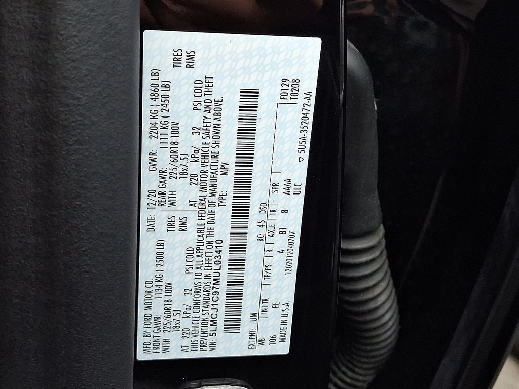 2021 Lincoln Corsair Standard