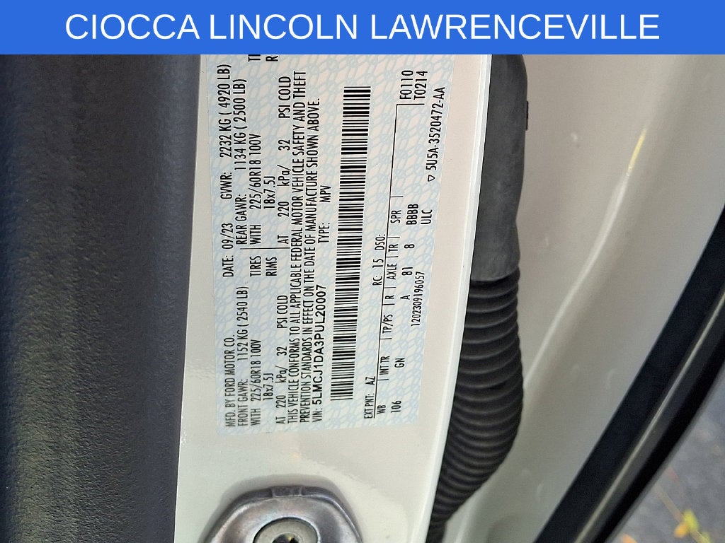 2023 Lincoln Corsair Standard