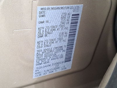 2022 INFINITI QX60 Autograph