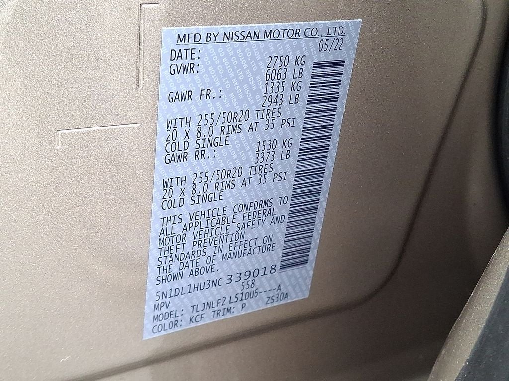 2022 INFINITI QX60 Autograph