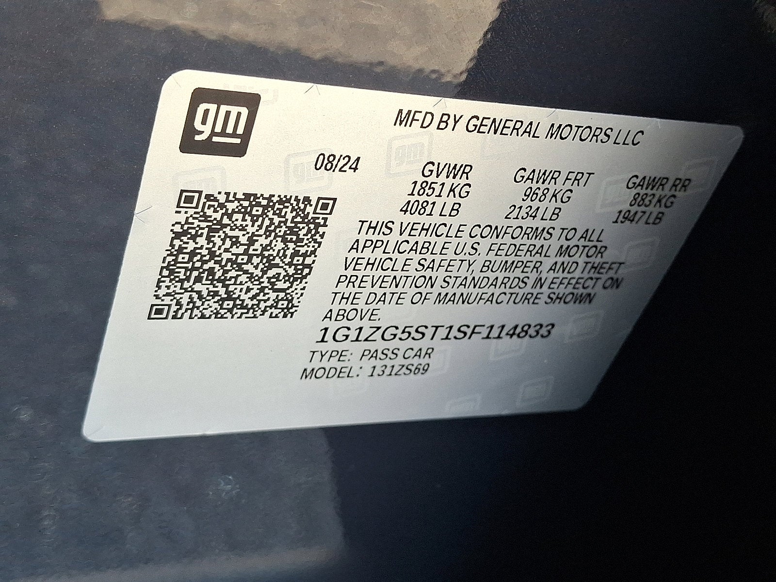 2025 Chevrolet Malibu RS