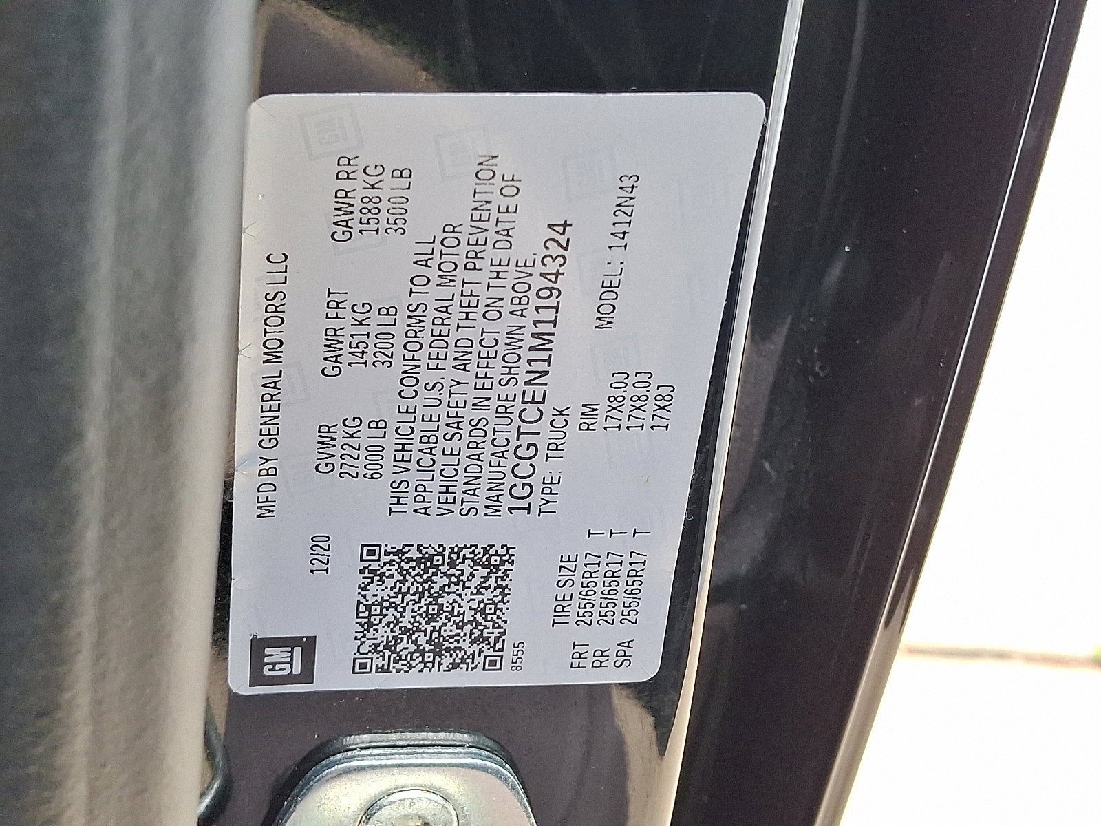 2021 Chevrolet Colorado 4WD LT