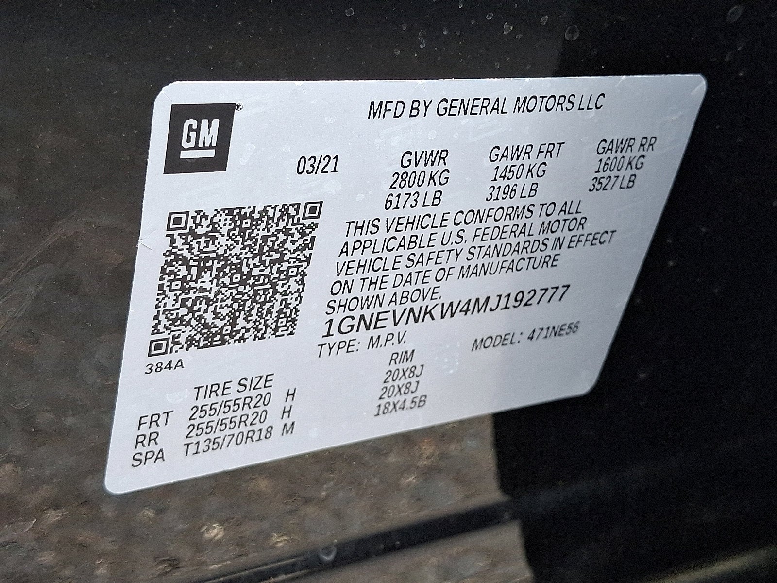 2021 Chevrolet Traverse High Country