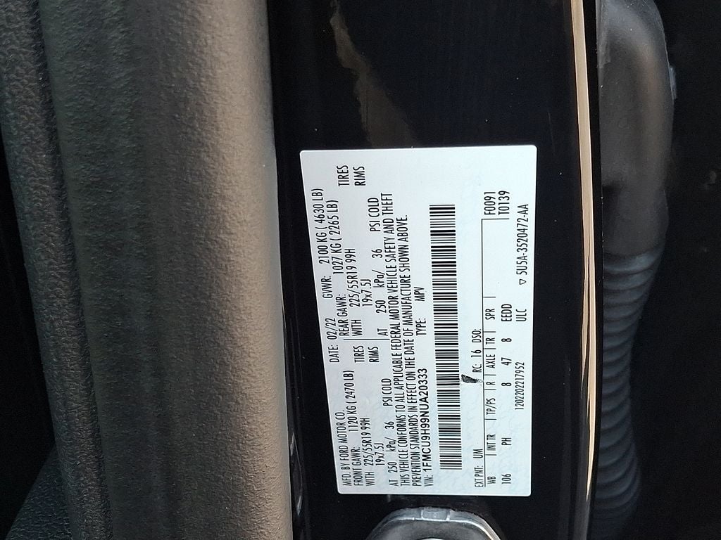 2022 Ford Escape SEL