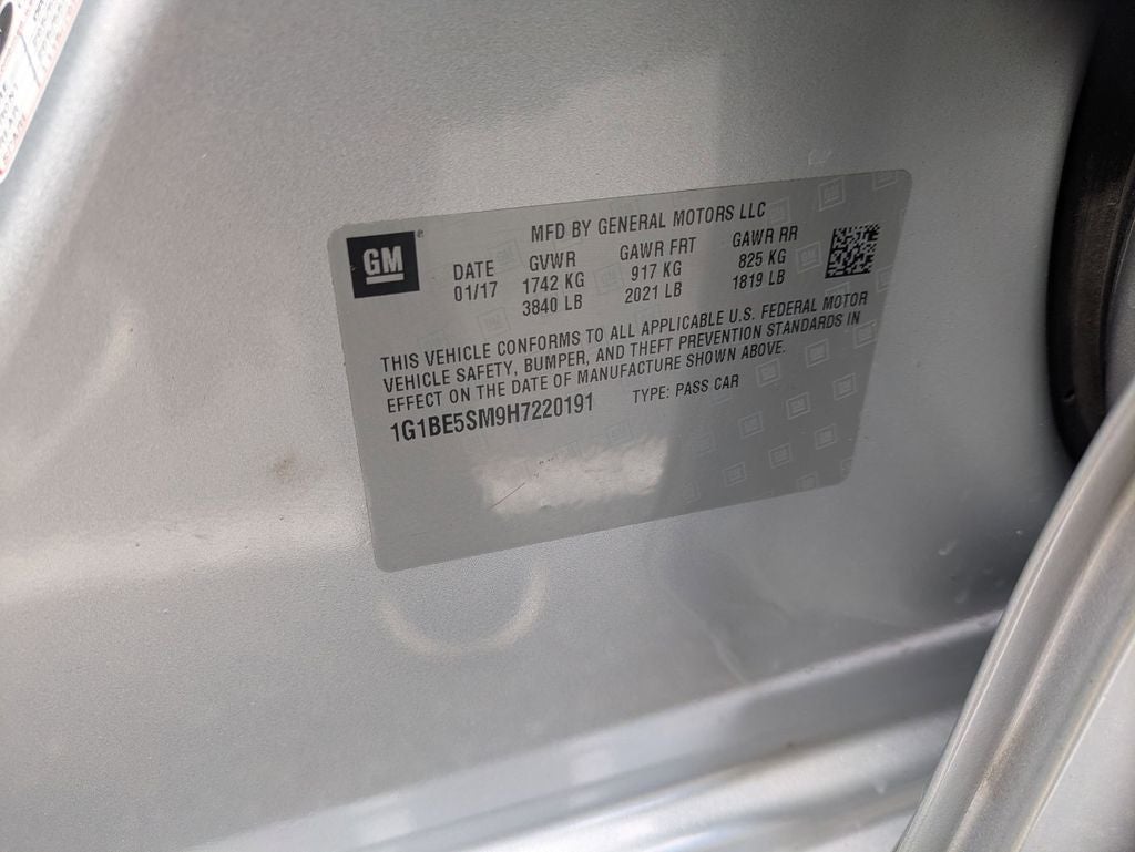 2017 Chevrolet Cruze LT