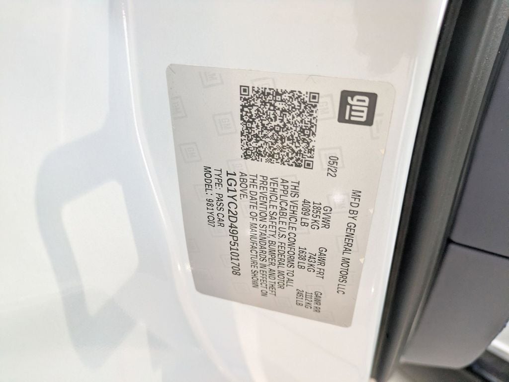 2023 Chevrolet Corvette Stingray 3LT