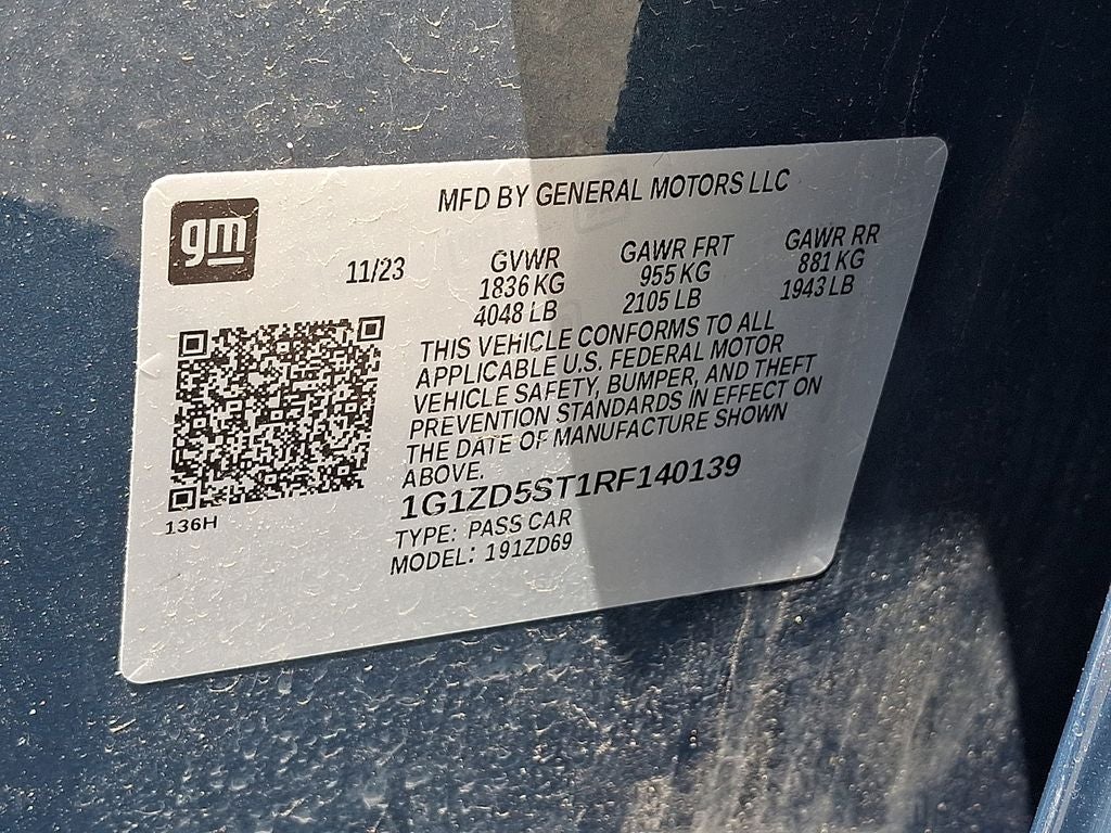 2024 Chevrolet Malibu LT 1LT