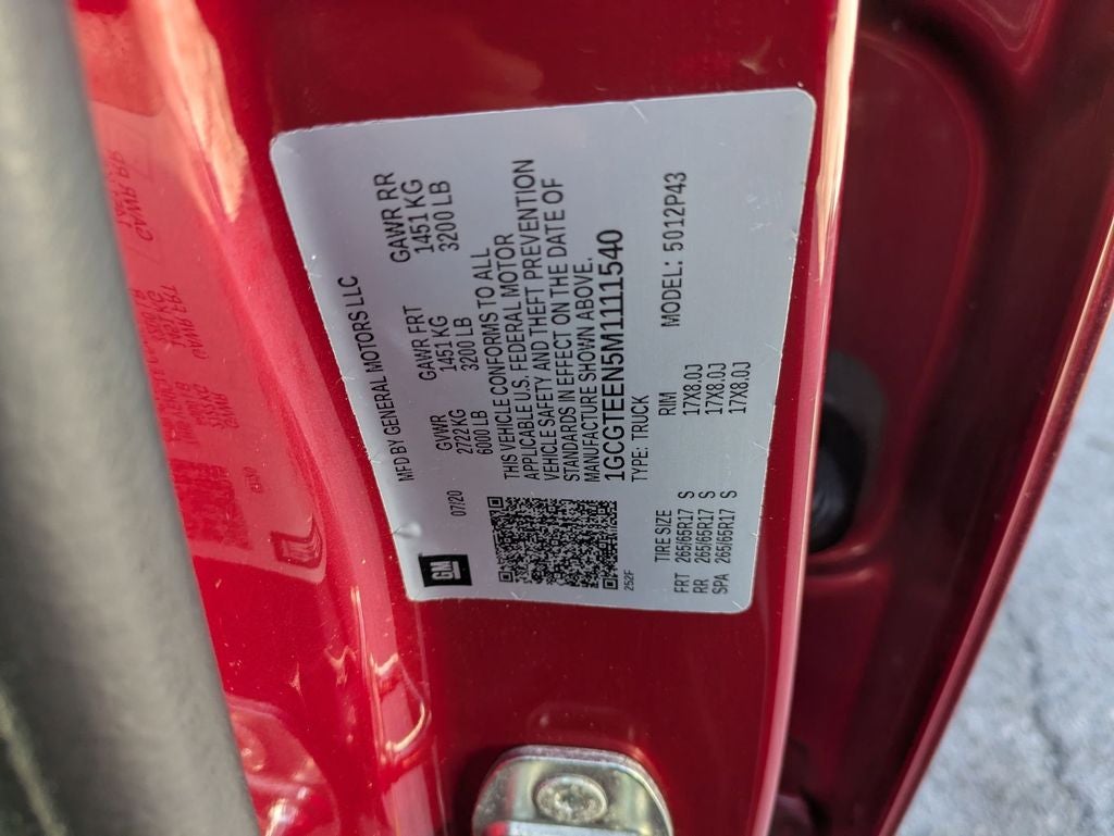 2021 Chevrolet Colorado ZR2