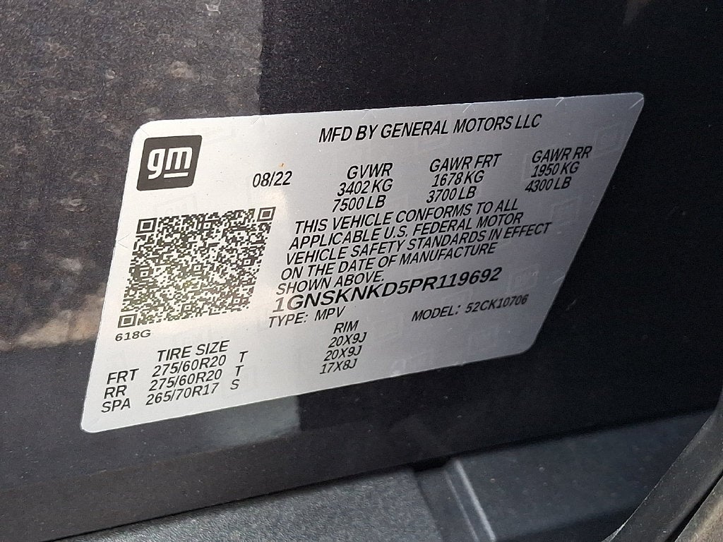 2023 Chevrolet Tahoe LT