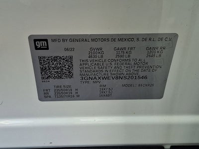 2022 Chevrolet Equinox RS