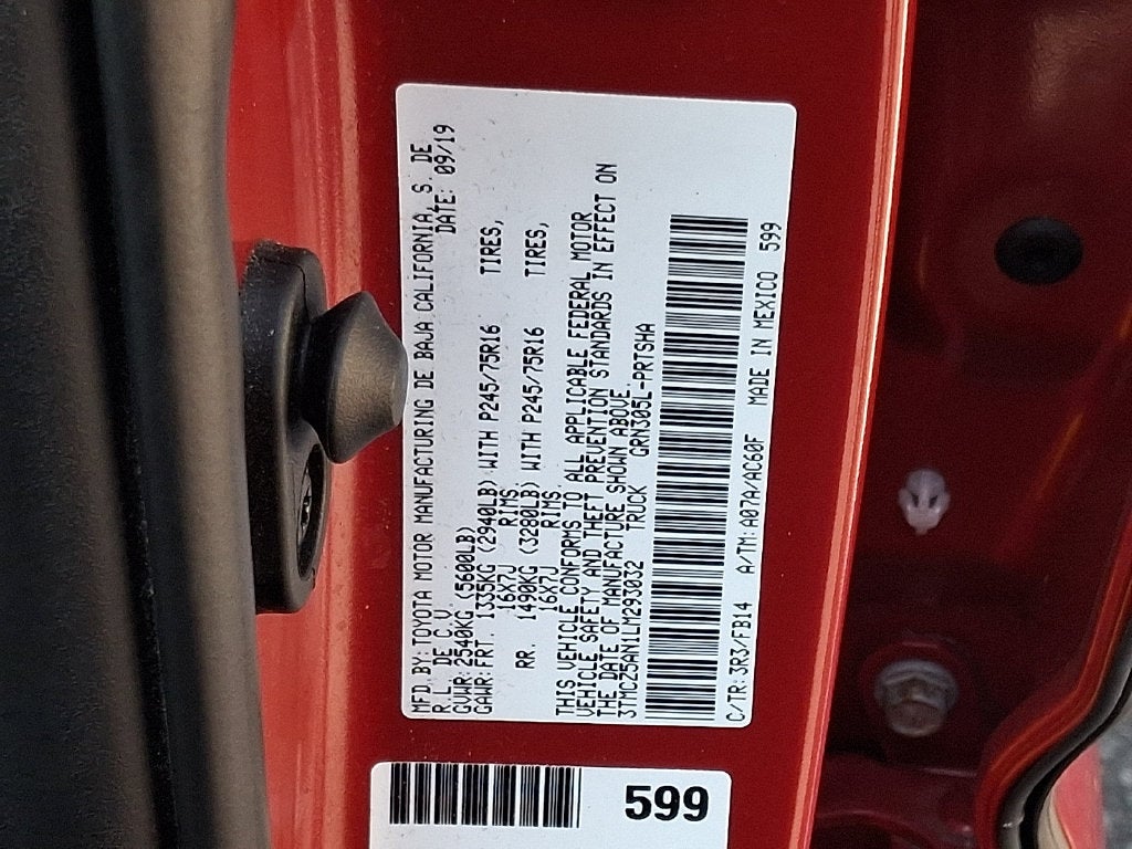 2020 Toyota Tacoma SR V6