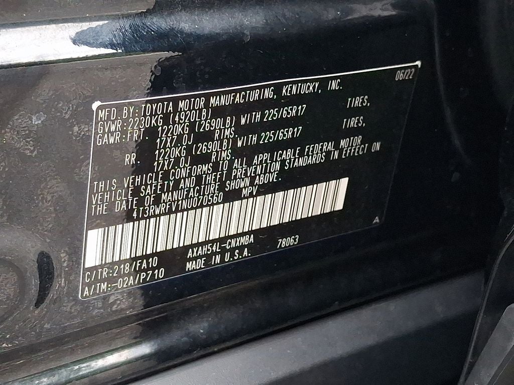 2022 Toyota RAV4 Hybrid XLE