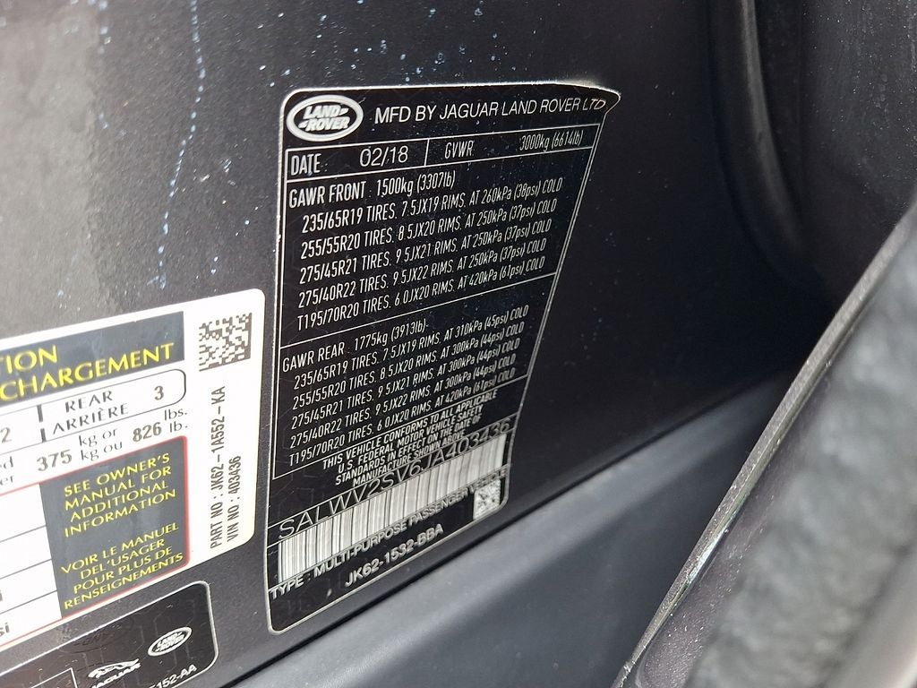 2018 Land Rover Range Rover Sport HSE Dynamic