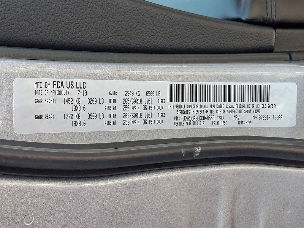 2019 Dodge Durango SXT Plus