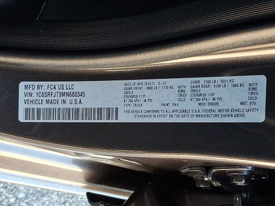 2021 RAM 1500 Laramie