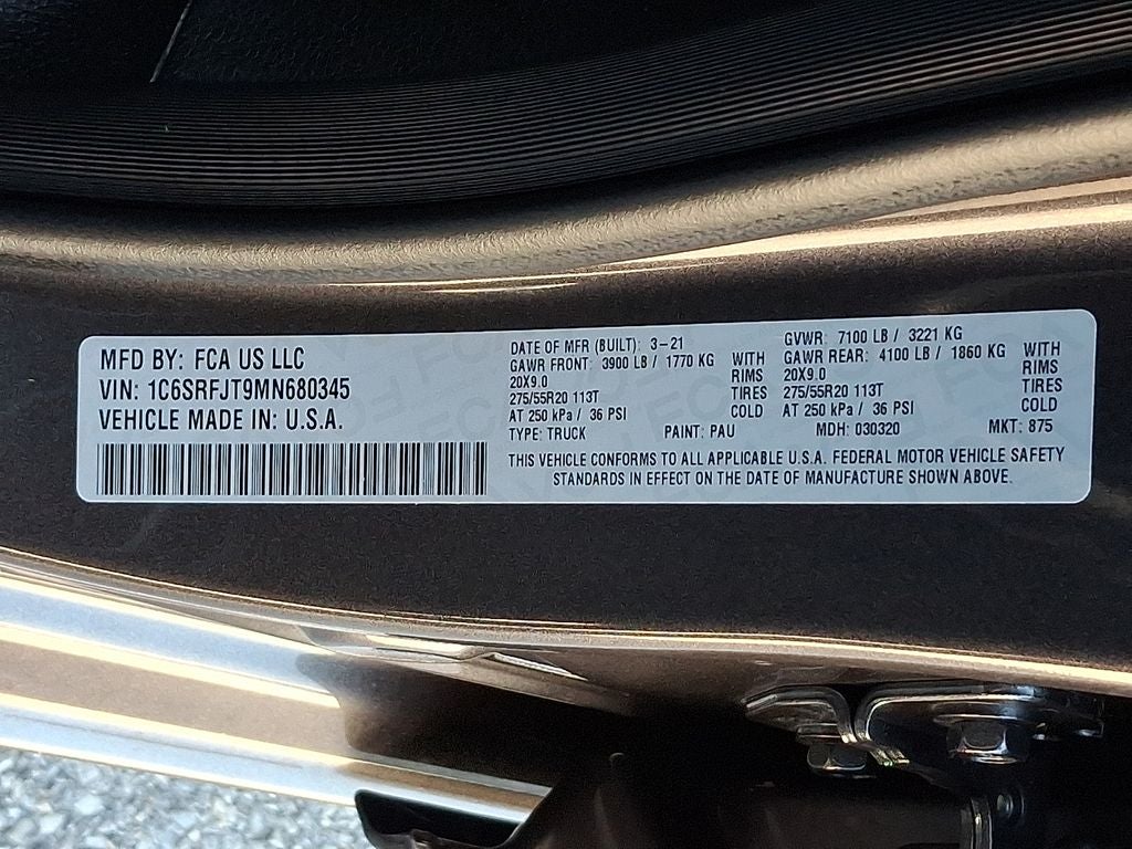 2021 RAM 1500 Laramie