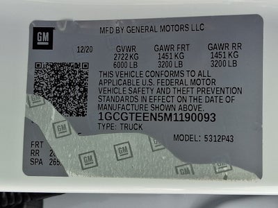 2021 Chevrolet Colorado ZR2