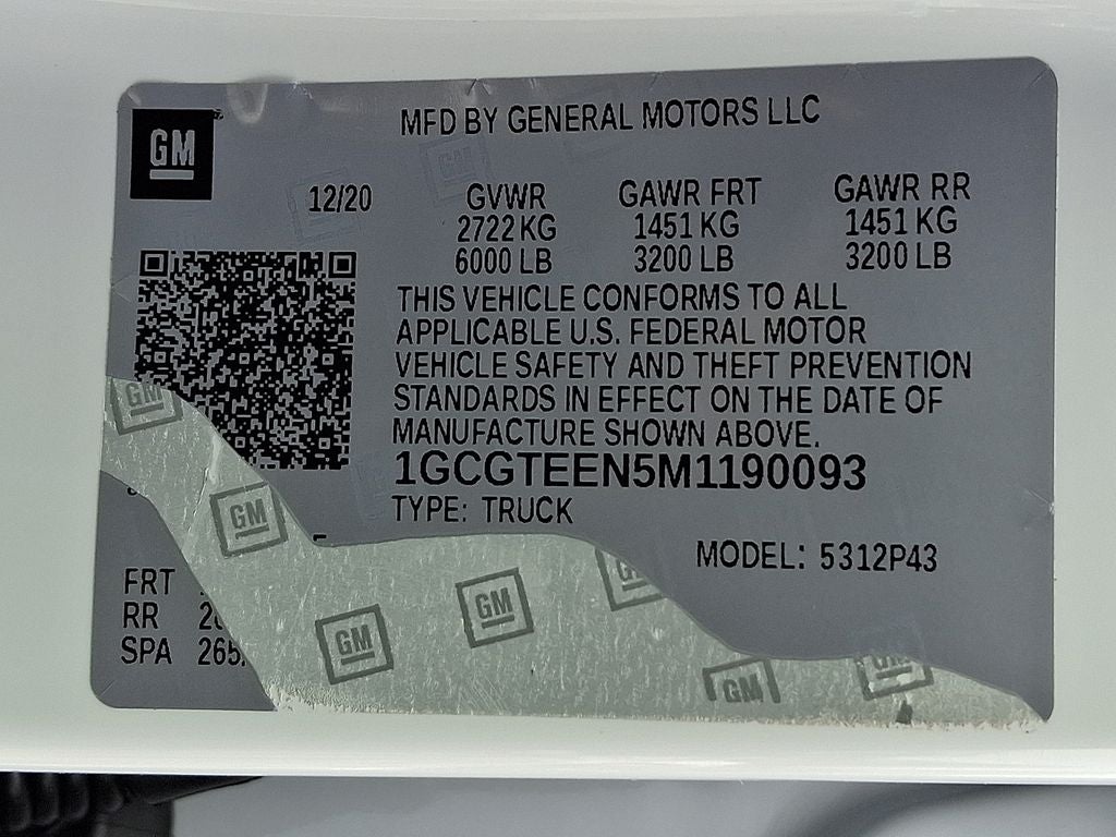 2021 Chevrolet Colorado ZR2