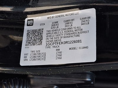2024 Chevrolet Colorado ZR2
