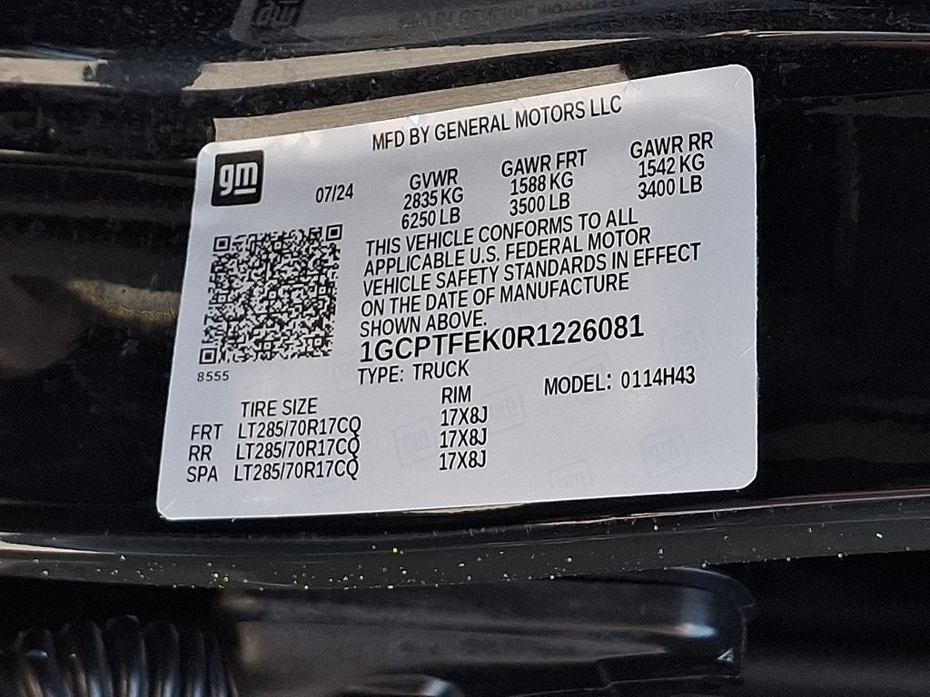 2024 Chevrolet Colorado ZR2