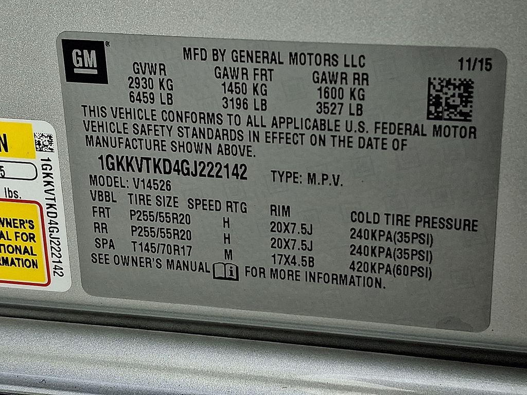 2016 GMC Acadia Denali