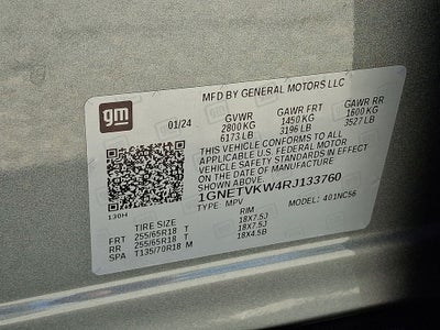 2024 Chevrolet Traverse Limited LT Cloth