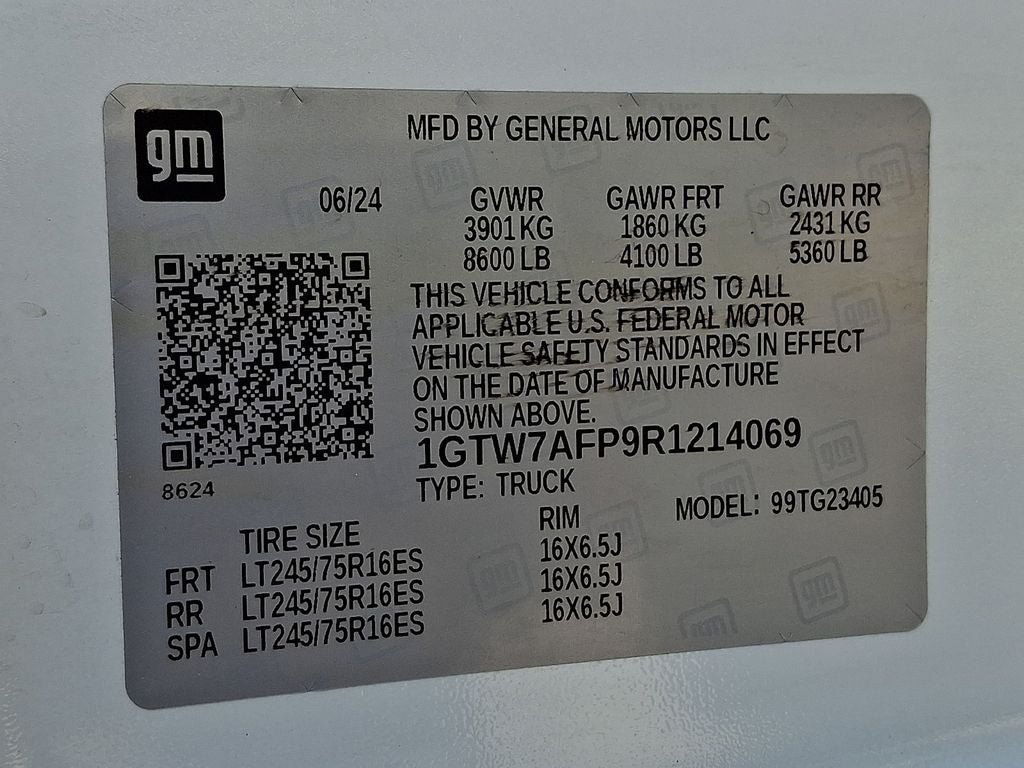 2024 GMC Savana 2500 Work Van