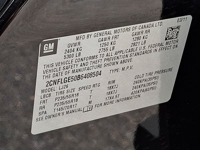 2011 Chevrolet Equinox LTZ