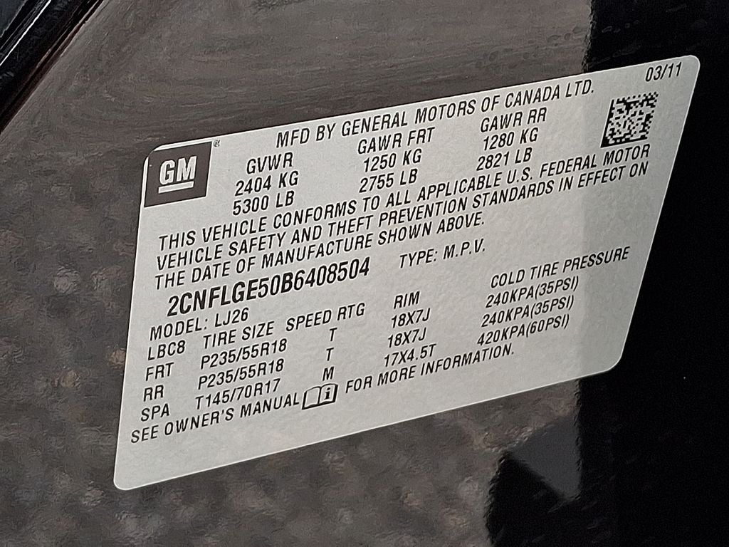 2011 Chevrolet Equinox LTZ