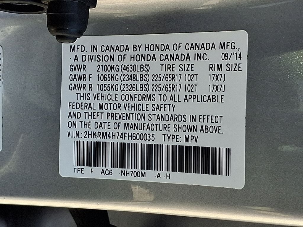 2015 Honda CR-V EX-L