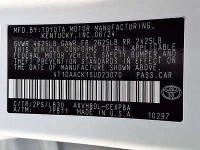 2025 Toyota Camry XSE