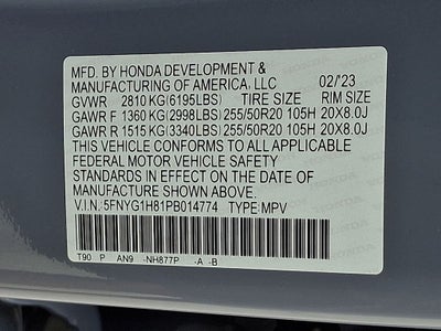 2023 Honda Pilot Elite