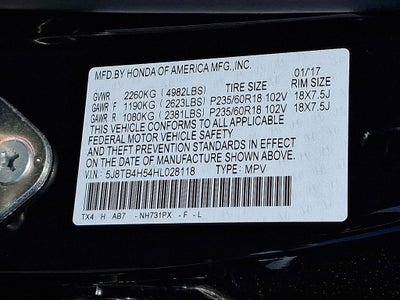 2017 Acura RDX Technology Package